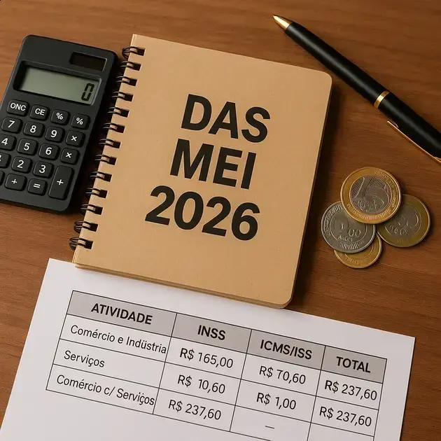 Quanto Pagar de DAS MEI em 2026: Tabela Completa por Atividade