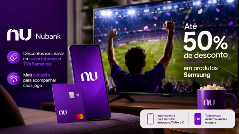 Descontos Incríveis: Nubank e Samsung Revolucionam Sua Experiência de Compras!