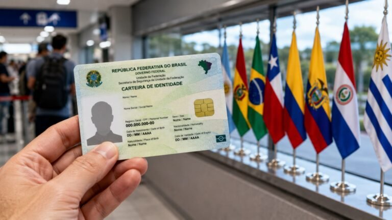 Descubra Como Viajar Para 8 Países Usando Apenas a Carteira de Identidade Nacional!